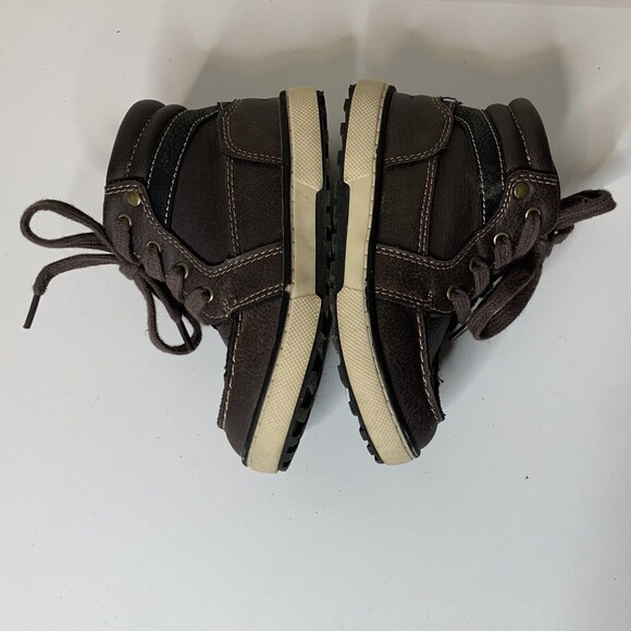 Eddie Bauer Lace Up Boots Size Zipper Seneca Brown Size 9M Kids - Picture 4 of 8